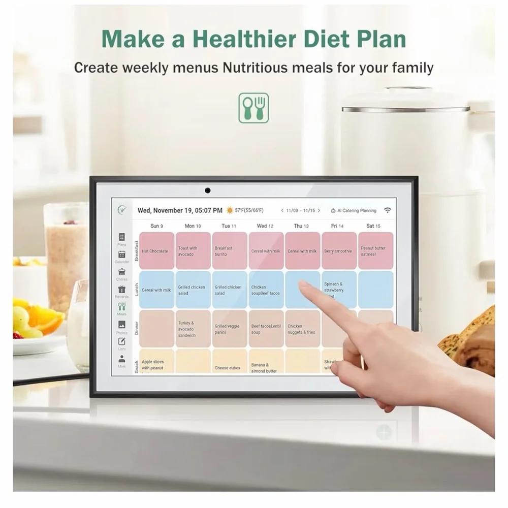 SmartFrame Black Digital Calendar Display